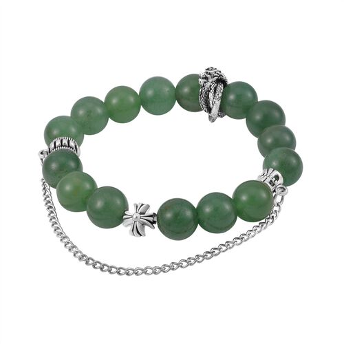 Grünes Aventurin flexibles Armband - 192,25 ct. image number 0