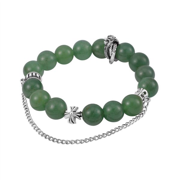 Grünes Aventurin flexibles Armband - 192,25 ct. image number 0
