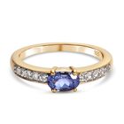Tansanit und Zirkon-Ring - 0,69 ct. image number 0