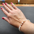 Mehrfarbige Süßwasser Perle Armband 16.5 cm Messing ca. 30,50 ct image number 2