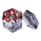 14er-Set Weihnachtskugeln in Geschenkbox, Weihnachtsmotiv, Durchmesser 7,5 cm, Rot und Mehrfarbig image number 1