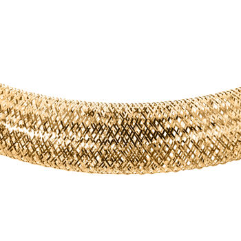Kette im Netz-Design in 585 Gelbgold, 40,5+5cm