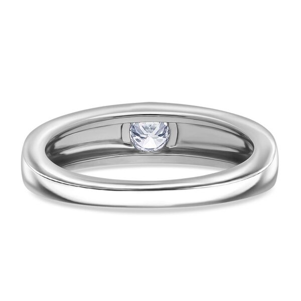 LUXURIANT VS-EF Labor Diamant Ring, 925 Silber rhodiniert - 0,25 ct. image number 4