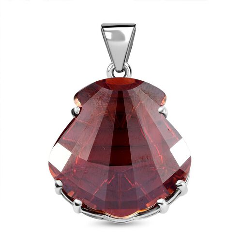 J Francis gefertigt mit SWAROVSKI- Roter Magma Swarovski Kristall Anhänger image number 0