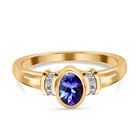 AAA Tansanit und Zirkon Ring - 0,88 ct. image number 0