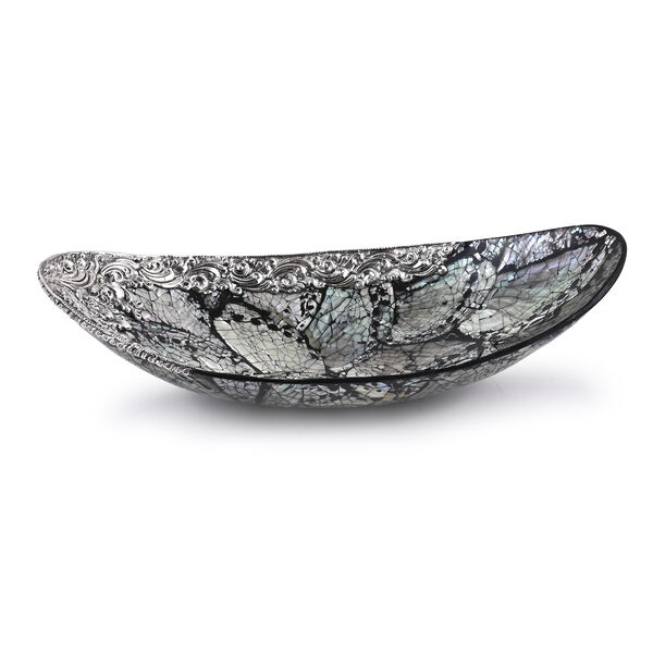 D'Joy Royal Bali- Abalone Muschel Dekoschale, 925 Silber, 23x11x6cm image number 2