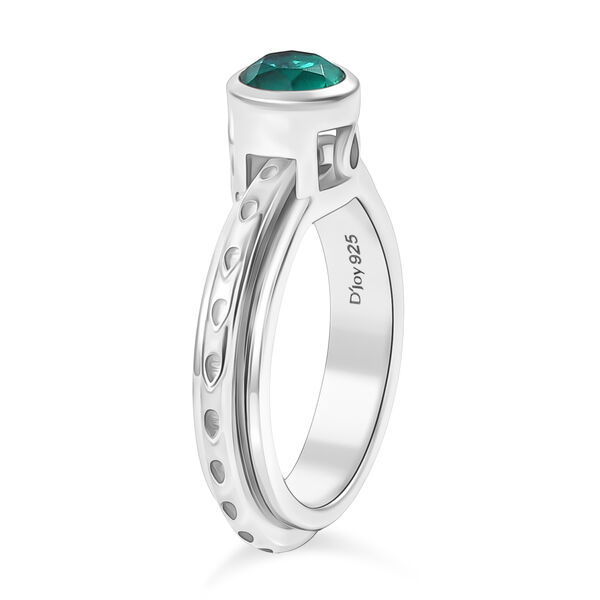 D'Joy Pfau Quarz Triplette Ring 925 Silber Platiniert (Gr&ouml;&szlig;e 17.00) ca. 0,95 ct image number 4