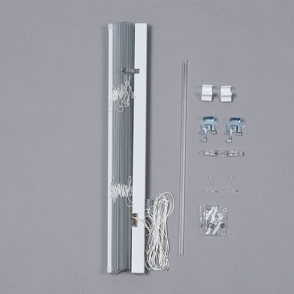 Klemmjalousie aus Aluminium, Größe 60x130 cm, Weiß image number 6