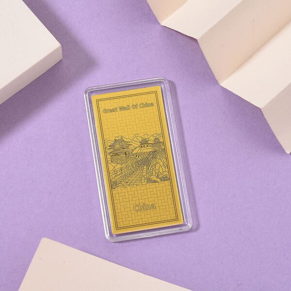 Ein Hauch von Luxus- 999er Goldplatte Chinesische Mauer image number 2