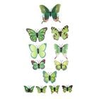 Set mit 48 bunten 3D-Magnet-Schmetterlingen und 48 doppelseitigen Klebebändern image number 8