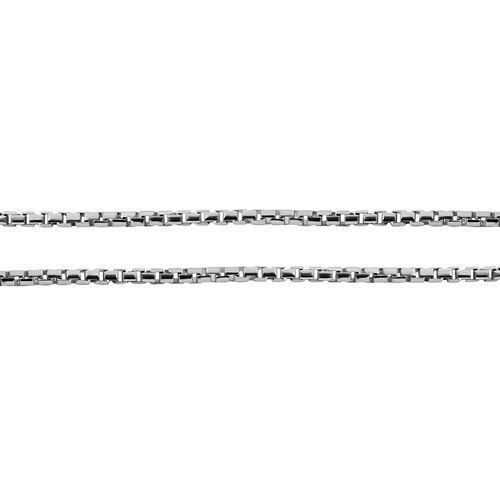 Italienische Veneziener Boxkette 925 Silber, ca. 45 cm ca. 3,77g image number 1