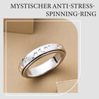 Mystischer Anti-Stress-Spinning-Ring, platiniertes Silber image number 8