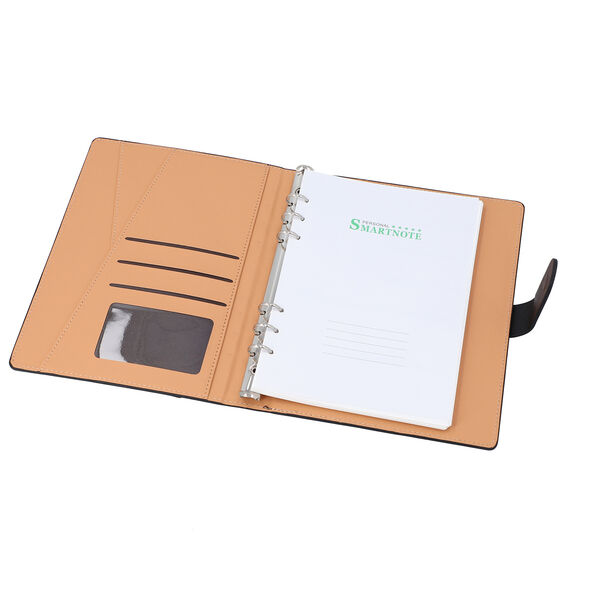 Smartnote - wiederverwendbares Notizbuch, Stift und Radiergummi inkl., B5, 25 x 17,6 cm, Schwarz image number 2