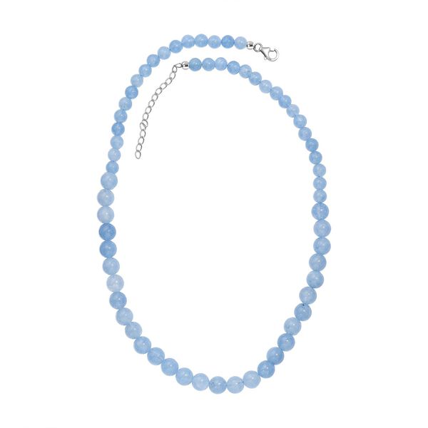 Aquamarin Halskette, 45+5 cm - 170 ct. image number 3
