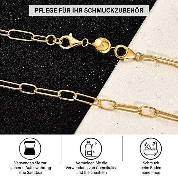 TOUCH und LOCK vergoldeter Silber-Magnet-Karabinerverschluss image number 4
