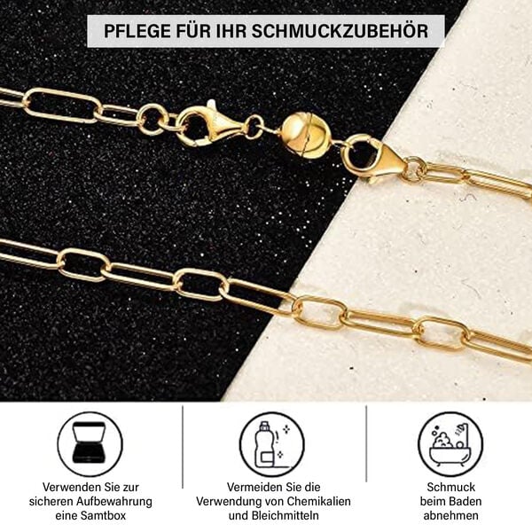 TOUCH und LOCK vergoldeter Silber-Magnet-Karabinerverschluss image number 4