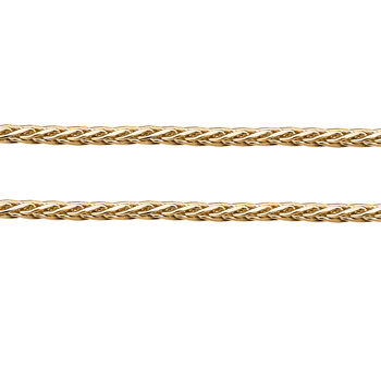 Italienische Spigakette, 925 Silber vergoldet, ca. 75 cm, ca. 6,18g