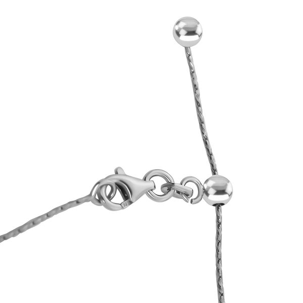 925 Silber rhodiniert Kette ca. 60 cm ca. 2,84g image number 4