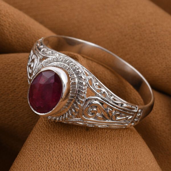 Royal Bali Kollektion - Afrikanischer Rubin-Ring - 1,51 ct. image number 1