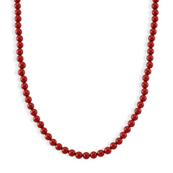 D'Joy rote Zinnober 50cm Halskette - 330 ct.