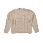 LA MAREY - Crewneck Pullover, S-L, Beige