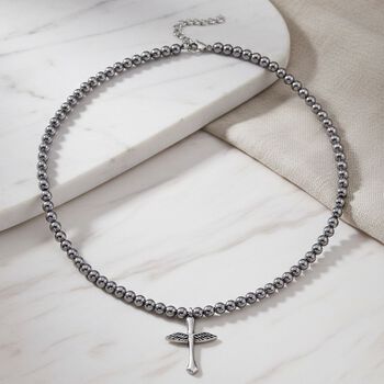 Terahertz Halskette ca. 45 cm + 5 cm Extender, 316L Edelstahl ca. 85.00 ct