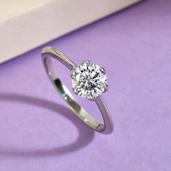 Moissanit Ring - 0,75 ct.
