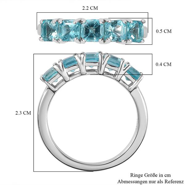 Paraiba Apatit Ring - 1,70 ct. image number 7