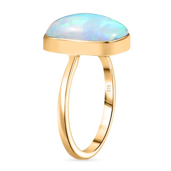 AAA Natürlicher, äthiopischer Welo Opal Ring in 375 Gold - 4,24 ct. image number 5