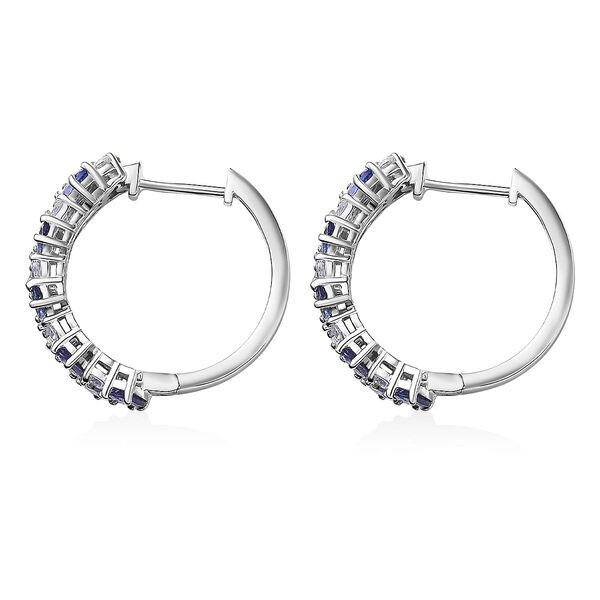 D'Joy Tansanit und Moissanit Ohrringe - 4,36 ct. image number 4