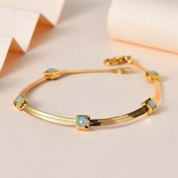 AA nat&uuml;rliches, &auml;thiopisches Welo Opal-Armband image number 2