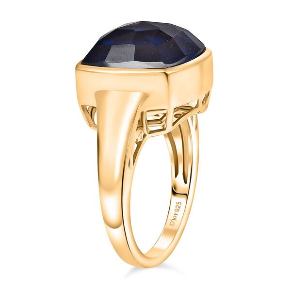 D'Joy blauer Triplett Quarz Ring - 9,99 ct. image number 4