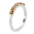 Natürlicher Jenipapo Andalusit Ring 925 Silber Bicolor  ca. 0,56 ct image number 4