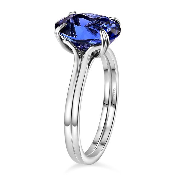 RHAPSODY AAAA Tansanit und VS-EF Diamant Ring in 950 Platin - 4,88 ct. image number 5