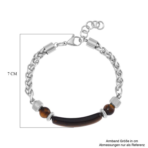 Tigerauge Armband, 18 cm - 25 ct. image number 6