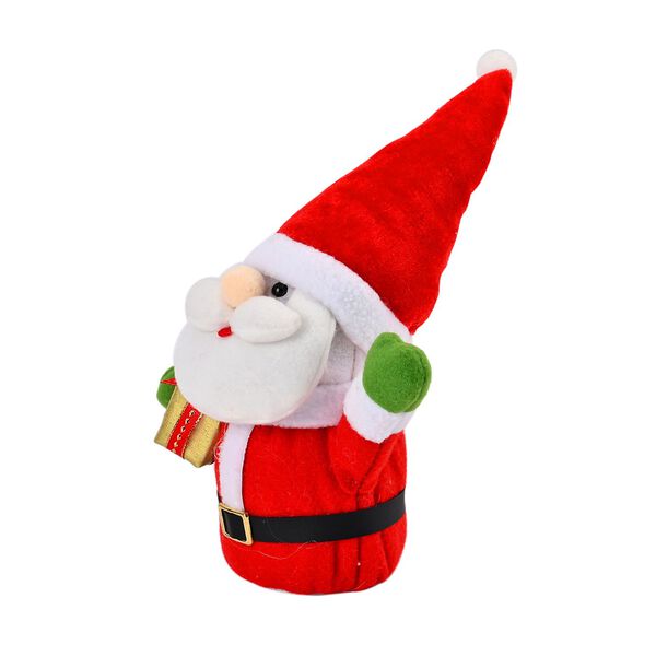 Weihnachtsmann mit LED lichter und Geschenk, 25 cm, 3AAA (nicht inkl.), Rot image number 5