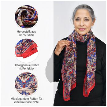 Seiden Schal, orange