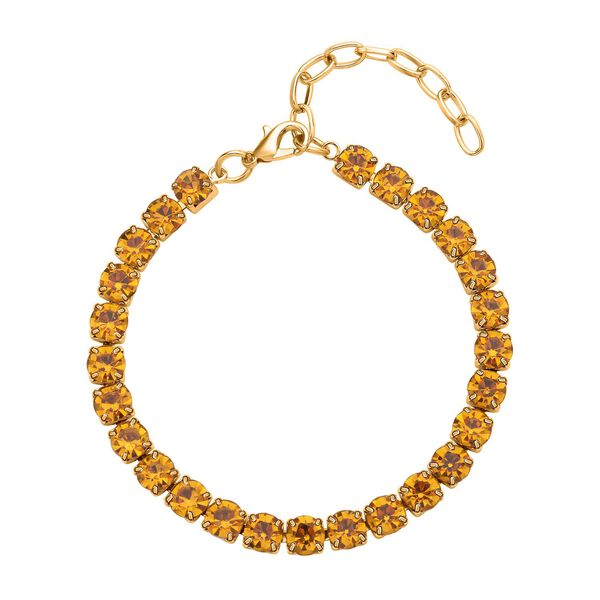 Champagner Muschelkernperle und Champagner-Kristall-Schmuckset - 2,02 ct. image number 3