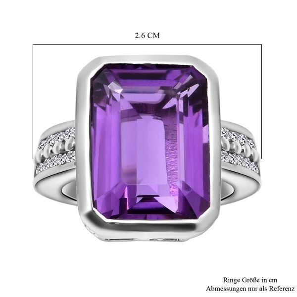 Lusaka Amethyst und Zirkon-Ring - 7,73 ct. image number 6