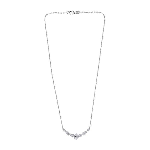 Moissanit Halskette, 45 cm - 2,56 ct. image number 4