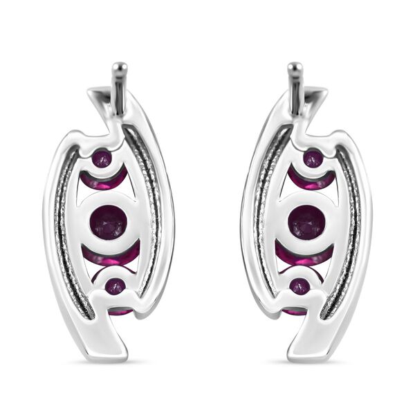 Rote Zirkonia-Ohrringe - 2,23 ct. image number 3