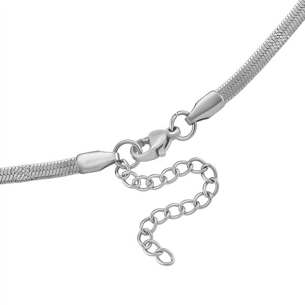 Designer-inspirierte Fischgr&auml;tenkette, 50+5cm image number 5