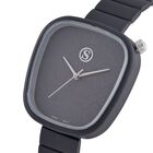 Strada - Japanisches Uhrwerk, Edelstahl Hydraulik-Zifferblatt und Legierung-Armband, 23 cm, schwarz image number 3