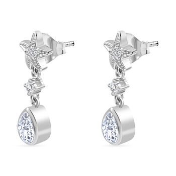 J Francis gefertigt mit SWAROVSKI- Zirkonia Ohrringe