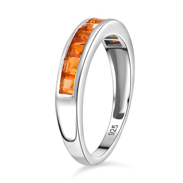 AA Salamanca Feueropal Ring 925 Silber rhodiniert (Größe 20.00) ca. 0,61 ct image number 5