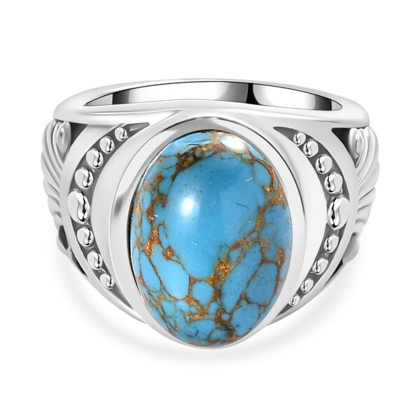 Blauer T&uuml;rkis-Ring - 5,56 ct. image number 0