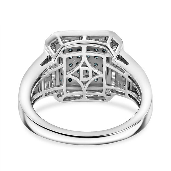 D'Joy blauer und wei&szlig;er Diamant Ring - 1 ct. image number 6