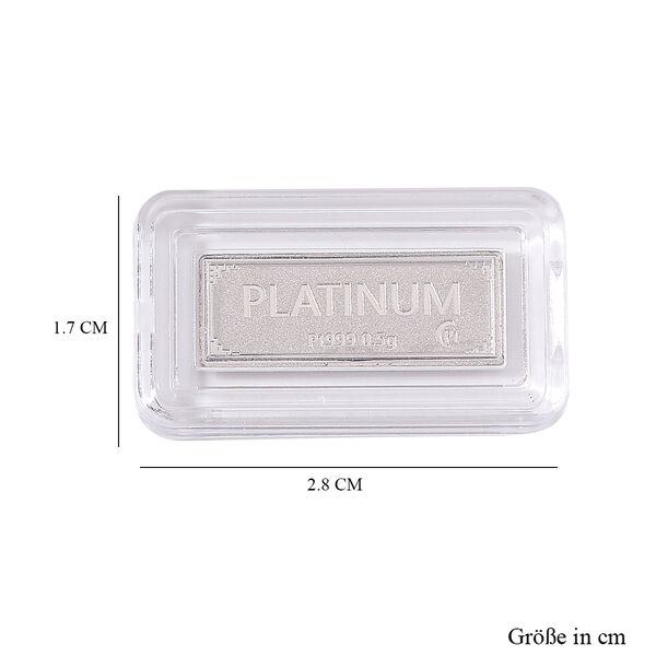 999 Platin Barren, 0,5g image number 3
