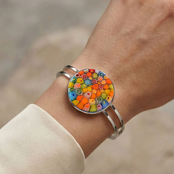 Armreif in Murano-Stil, 16,5 cm image number 3