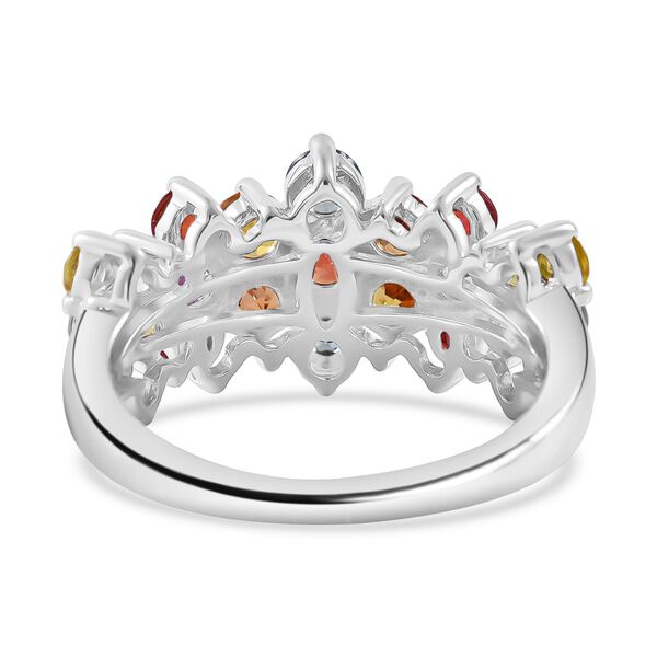 Mehrfarbiger Saphir Ring, ca. 3,18 ct. image number 3